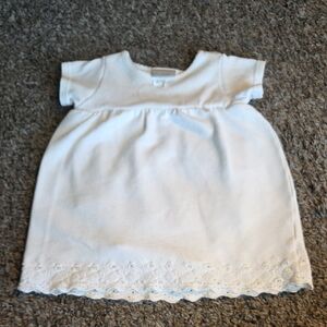 Carter's Classic White Baby Dress